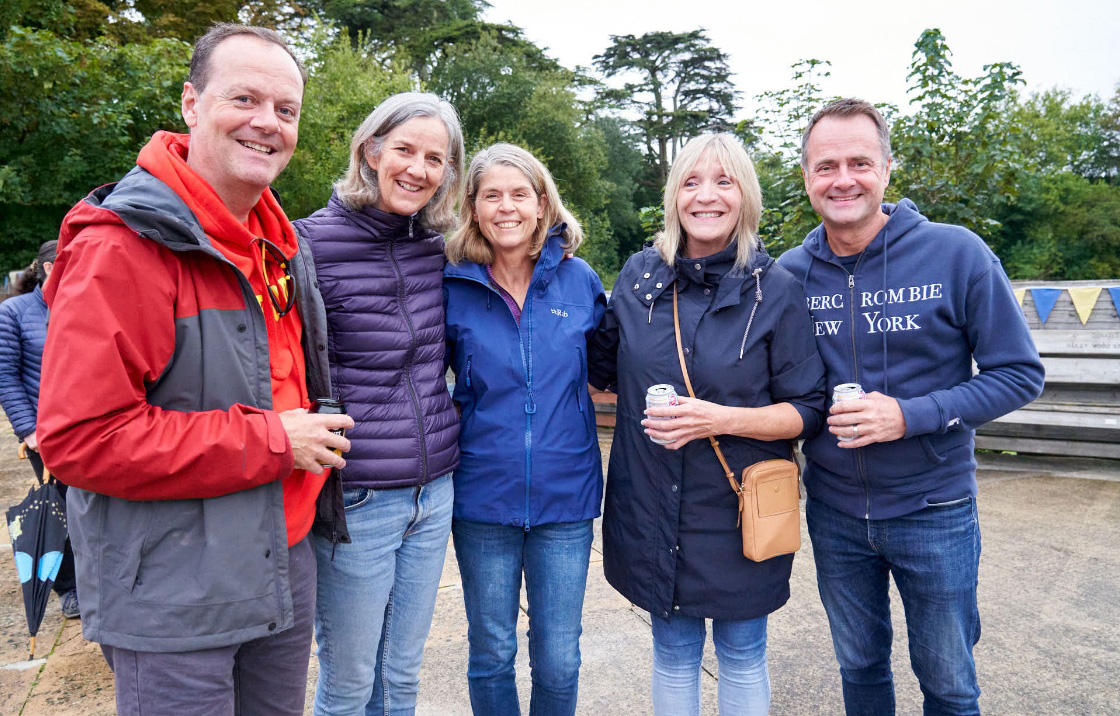 A group of members gathered for a photo